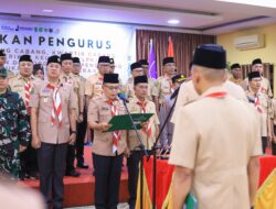 Pengurus Mabicab dan Kwarcab Pramuka Kepulauan Meranti Dikukuhkan