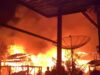 Meranti Gempar, 3 Rumah Warga Terbakar Hebat di Malam Hari