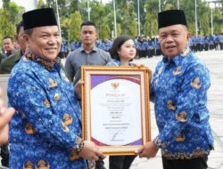 Bupati Asmar Terima Penghargaan atas Capaian Pelayanan Kesehatan Gratis