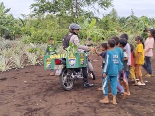 Terapkan Green Policing Brigadir Khairi Selamatkan Anak Pulau Hijaukan Rangsang