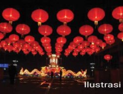 Aliansi Melayu Tionghoa Bersama Pemuda Pancasila Pasang Lampu Lampion, Perkuat Solidaritas Lintas Agama di Selatpanjang