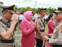 AKBP Aldi Pimpin Sertijab 11 Pejabat Polres Meranti