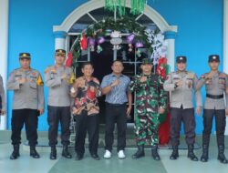 Wakapolres Meranti Sambangi Gereja Saat Natal Dan Tahun Baru 2026 Pastikan Situasi Kondusif