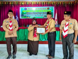 Jajaran Pengurus Pramuka Ranting Merbau Dilantik