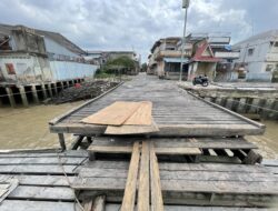Pelabuhan Camat Meranti Sangat Prihatin , Terbengkalai dan Hampir Ambruk