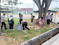 Polres Meranti Gelar Kurve Bersama Polsek linisektor Tampil Dalam Gerakan Indonesia Asri.