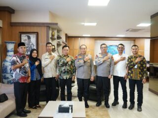 Bupati Asmar Silahturahmi Bersama Kapolda Riau Kolaborasi Sukseskan Program Polri dan Pemkab. Meranti