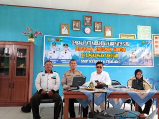 Lembaga Anti Narkotika Siak Gelar Penyuluhan Pencegahan Narkoba di SMPN 6 Tualang