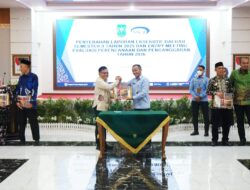 Bupati Asmar Hadiri Penyerahan Laporan BPKP di Pekanbaru, Soroti IPM dan Keterbatasan Tenaga Kesehatan di Meranti