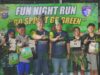 Ramaikan Fun Night Run “Go Sprint Go Green” Polres Meranti, Kapolres: Polri Sahabat Masyarakat