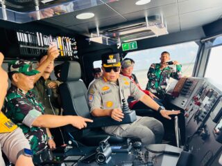 Bupati Meranti dan Forkopimda Tinjau Arus Mudik, Pastikan Stok Kebutuhan Aman