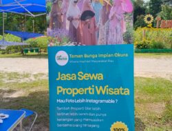 Taman Bunga Impian Okura Pekanbaru Buka Jasa Sewa Properti Wisata untuk Foto Lebih Instagramable