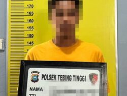Polsek Tebing Tinggi Beraksi Berhasil Sikat Pengedar Sabu 18,87 Gram