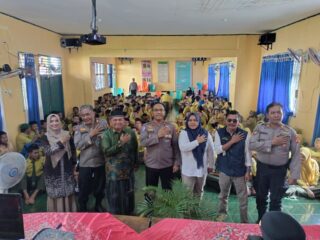 Cegah Narkoba Sejak Dini, Kapolsek Tualang dan LAN Siak Edukasi 250 Pelajar SMK Yamatu tentang Bahaya Narkotika dan Tertib Berlalu Lintas