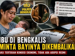 Ibu Muda Di Bengkalis Menangis Minta Bayinya Dikembalikan,Diduga ada Penyerahan Anak Tanpa Prosedur Resmi