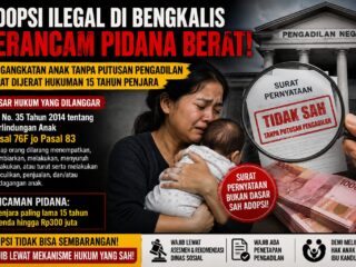 DUGAAN ADOPSI ILEGAL DI BENGKALIS MENGEMUKA, PENGANGKATAN ANAK TANPA PUTUSAN PENGADILAN TERANCAM PIDANA