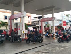 Polres Kepulauan Meranti Monitoring BBM : Antrean Normal, Stok Aman