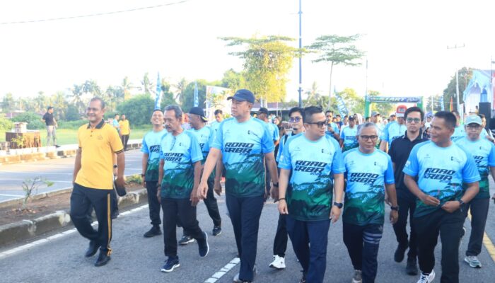 Wabup Muzamil Hadiri Road to Riau Bhayangkara Run 2026, Ribuan Peserta Semarakkan HUT Bhayangkara ke-80 di Meranti