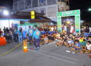 96 Pelari Berlaga, Fun Night Run Season 2 Meriahkan Hari Bhayangkara ke-80 di Kep. Meranti