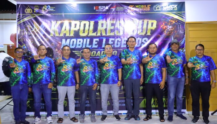 42 Tim Berlaga, Kapolres Cup Mobile Legends Resmi Dibuka Polres Kep. Meranti