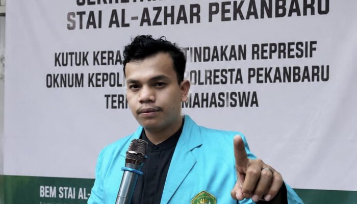 Sekretaris Jendral Bem STAI AL- Azhar Pekanbaru Kutuk Keras Dugaan Tindakan Represif Oknum Kepolisian Polresta Pekanbaru Terhadap Mahasiswa