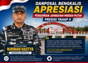 Danposal Bengkalis Apresiasi Peresmian Jembatan Merah Putih Presisi Tahap II, Dorong Kemajuan dan Kesejahteraan Masyarakat