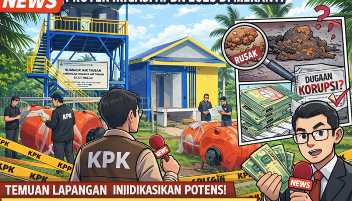 Proyek Irigasi APBN 2025 di Meranti Disorot: Temuan Lapangan Indikasikan Potensi Pelanggaran Mutu hingga Dugaan Tipikor