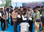 Polres Meranti Bongkar Jaringan Narkoba Internasional, 9,3 Kg Sabu Disita, Hampir 9 Kg Dimusnahkan