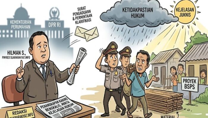Sesalkan Penangkapan Kabiro Bengkalis,Hilman Sunjata Minta Kejelasan Hukum Terkait Material Program BSPS