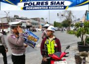 Sinergi Polres Siak dan Polsek Tualang Sukses Gelar Operasi Patuh Lancang Kuning 2026